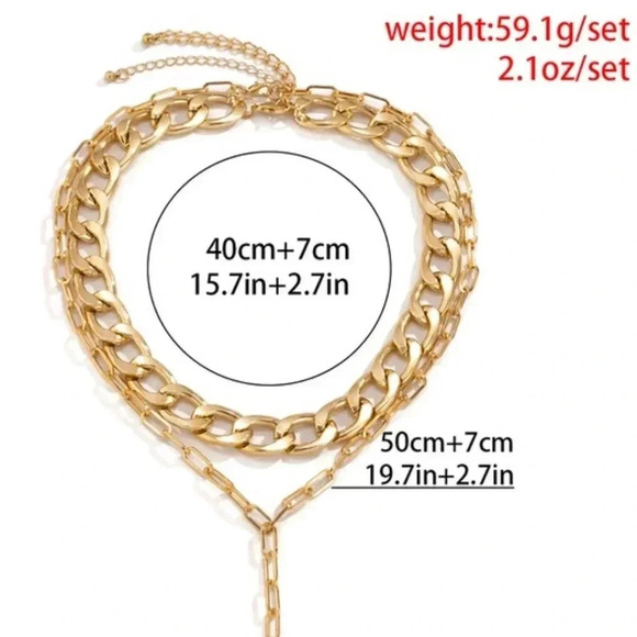 GOLD PLATED NECKLACE - Picture 6 of 7